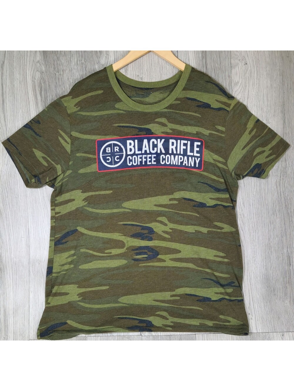 Black Rifle Coffee Co Camo Logo T-Shirt - Sz Large #12